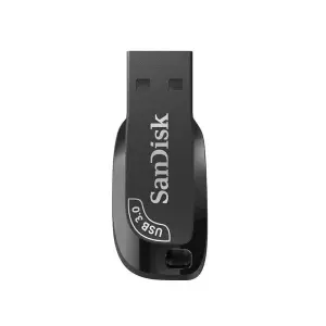 فلش مموری 32 گیگابایت سن دیسک مدل ULTRA SHIFT CZ410، دارای رابط‌ USB 3.0، نرم‌افزار امنیتی و نرم‌افزار بازیابی فایل‌ها (USB 3.0 / 100MB/S)