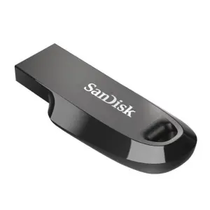 فلش مموری 64 گیگابایت سن دیسک مدل Ultra Curve CZ550، دارای رابط‌ USB 3.2، سرعت استاندارد انتقال اطلاعات 100 مگابایت برثانیه